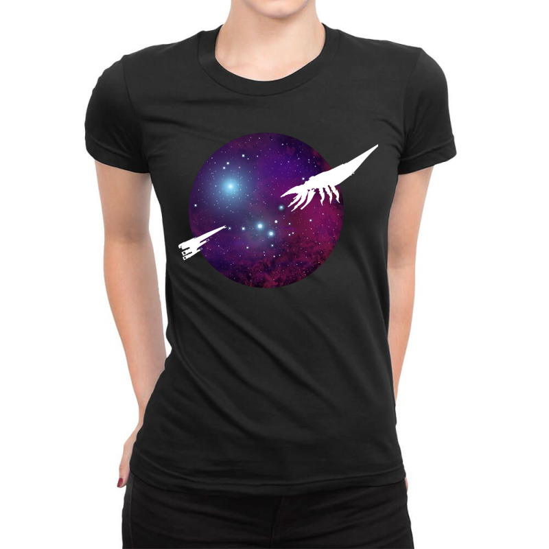 Movie Men Woman Years Mass Many Lands Effect Awesome First Day Ladies Fitted T-Shirt by BrentBir | Artistshot