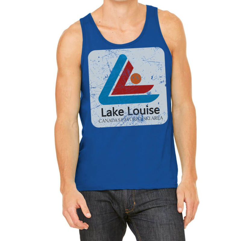 Lake Louise Vintage Ski Distressed Tank Top by vrabecgujanm | Artistshot