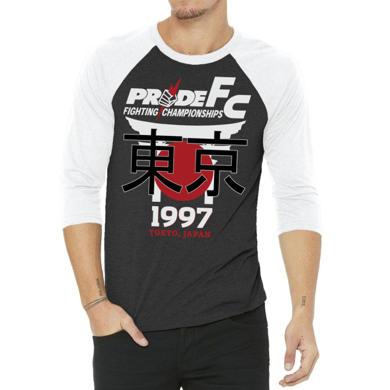 Pride Fc Vintage 1997 Tokyo Japan 3/4 Sleeve Shirt | Artistshot