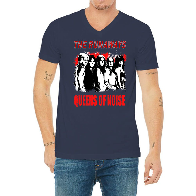 The Runaways Stencil  Perfect Gift V-Neck Tee by appertkapojd | Artistshot