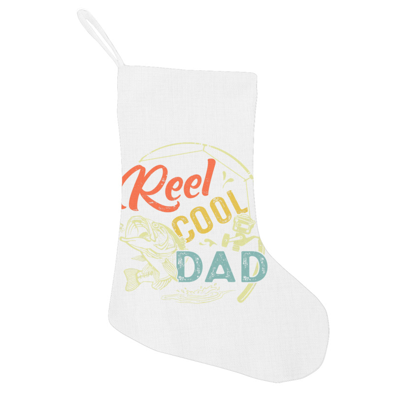 Mens Reel Cool Dad  Funny Valentine Fathers Day Christmas Holiday Stocking | Artistshot