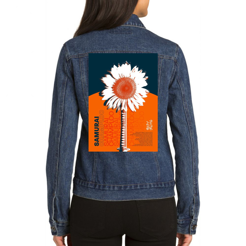 Samurai Champloo Ladies Denim Jacket by tomievazte | Artistshot