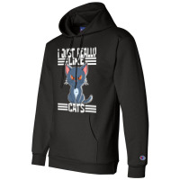 Trending I Just Really Like Cats-rdimm Champion Hoodie | Artistshot