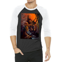 Elder Scrolls Morrowind Concept Artwork Friend 3/4 Sleeve Shirt | Artistshot