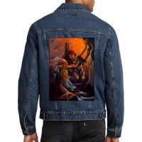 Elder Scrolls Morrowind Concept Artwork Friend Men Denim Jacket | Artistshot