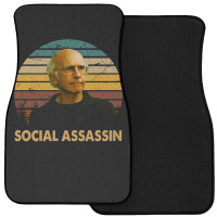 Vintage Retro Tv Show Vintage Curb Art Your Enthusiasm Films Social As Front Car Mat | Artistshot