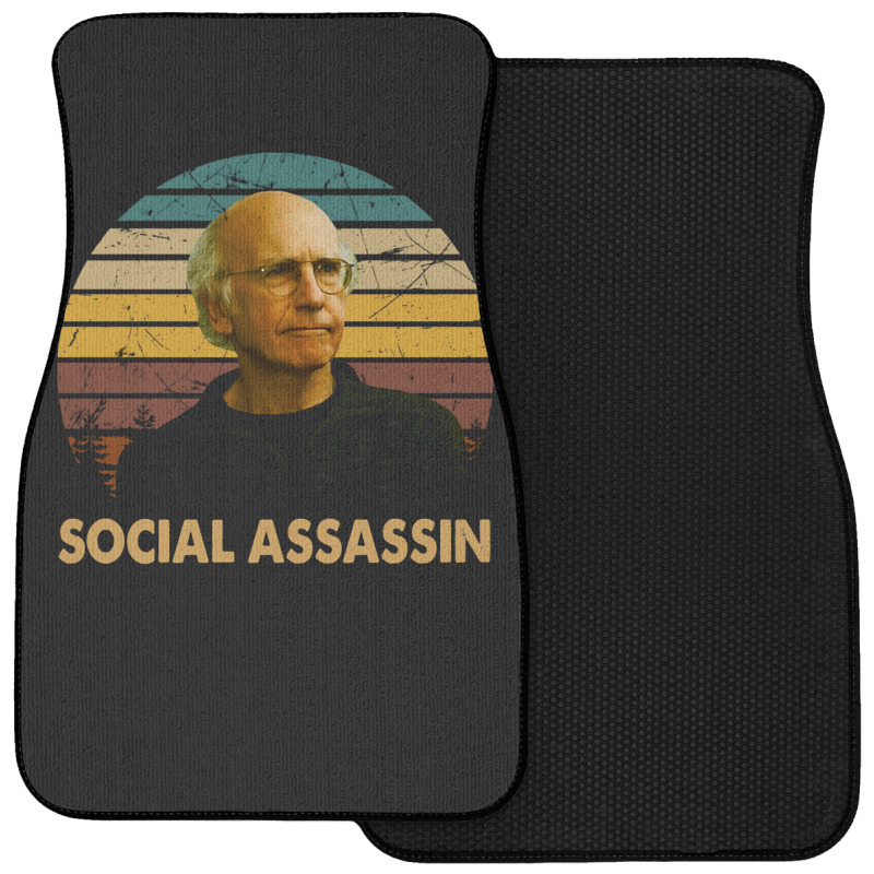 Vintage Retro Tv Show Vintage Curb Art Your Enthusiasm Films Social As Front Car Mat | Artistshot