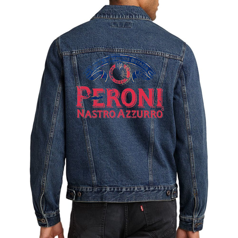 Peroni Nastro Azzurro   Italy Men Denim Jacket | Artistshot