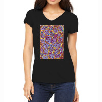 Multiple Faces Overlayed Women's V-neck T-shirt | Artistshot