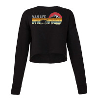 Van Life Vintage Retro 80s Style – Van Life Vandwelling Camper Van G Cropped Sweater | Artistshot