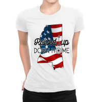 Raised Up Down Home Mississippi For Light Ladies Fitted T-shirt | Artistshot