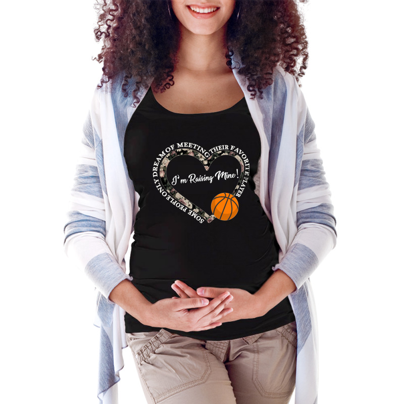 Some People Only Dream Of Meeting Their Favorite Player For Dark Maternity Scoop Neck T-shirt by autlu2024 | Artistshot