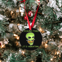 I Found This Its Vibrating Funny Aliens Cat Lovers Owner 34 Ornament | Artistshot