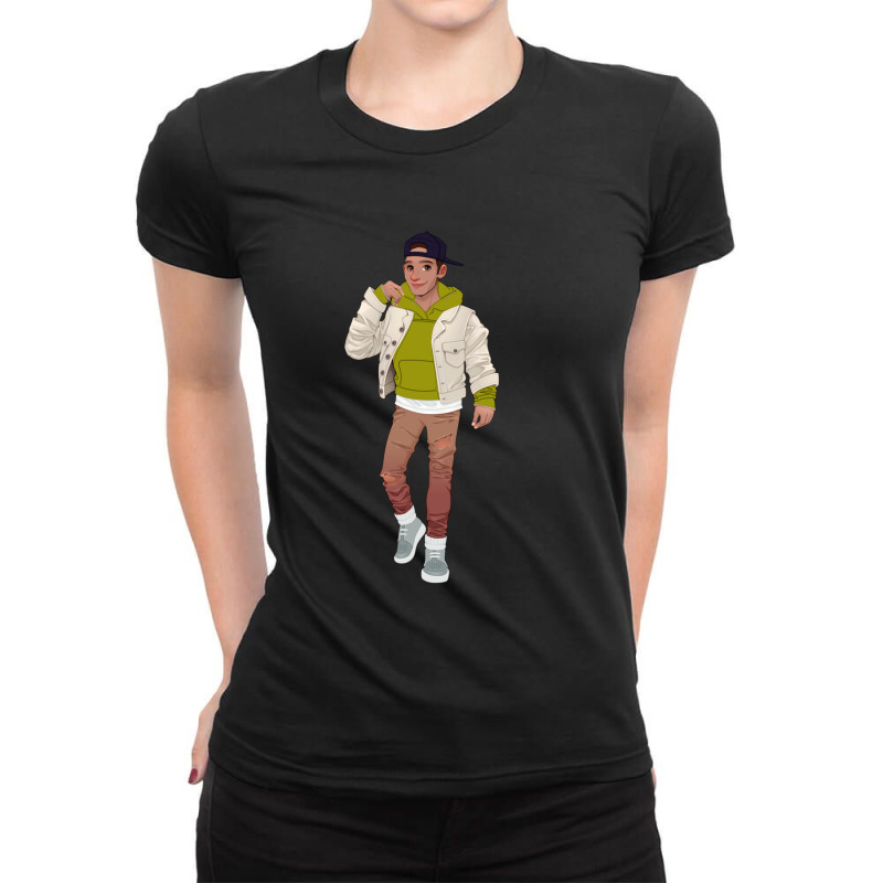 Dressed To Thrill 1 Ladies Fitted T-Shirt by LynnetteMichele | Artistshot