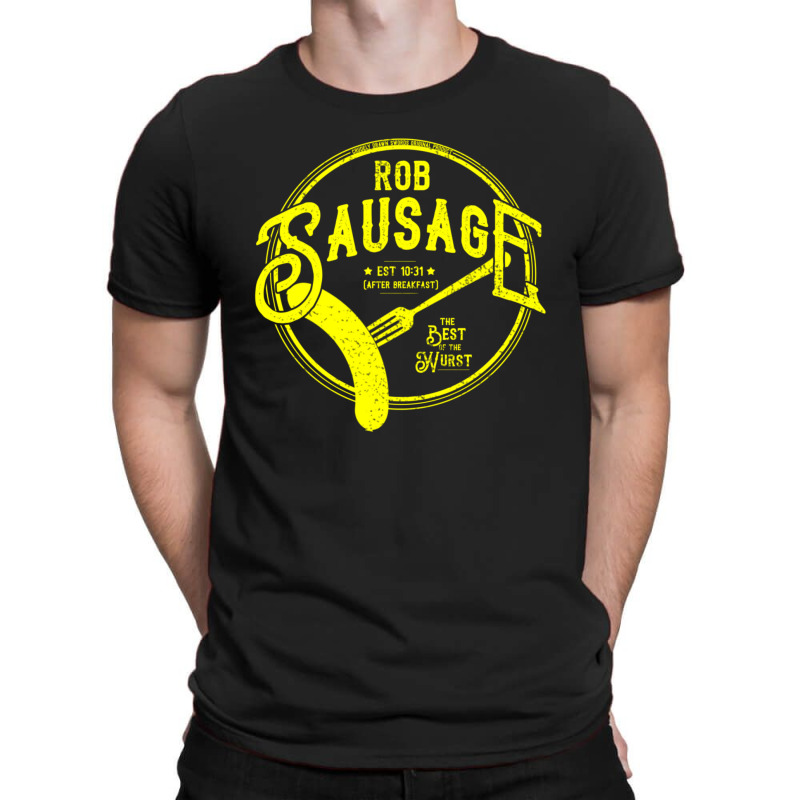 Rob Sausage Vintage Yellow T-Shirt by hapkeluciik | Artistshot