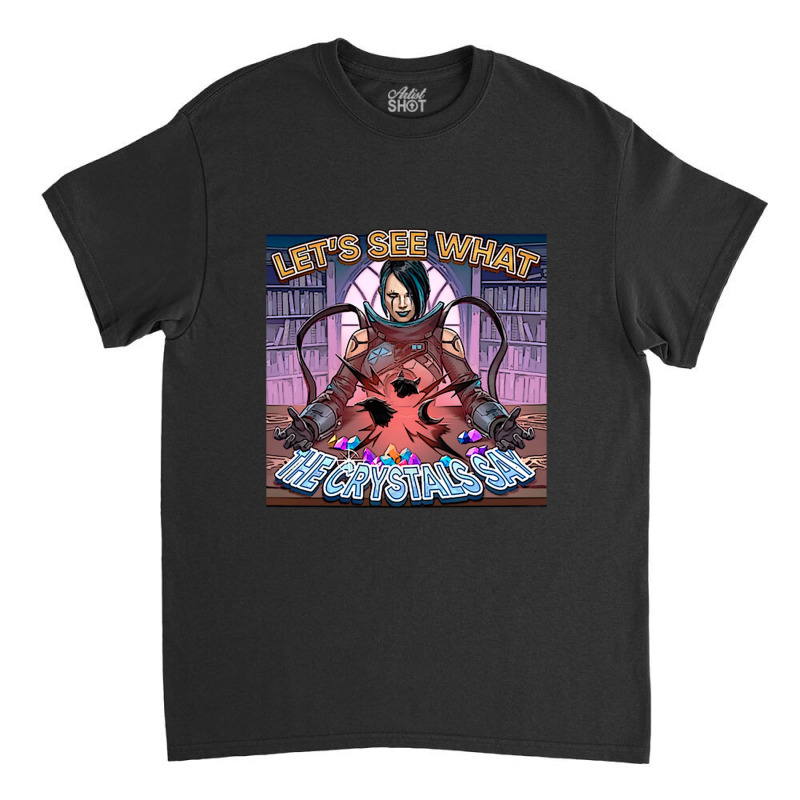 Apex Legends Holospray Catalyst Let's See What The Crystals Say Classic T-shirt by JemmaLyna | Artistshot