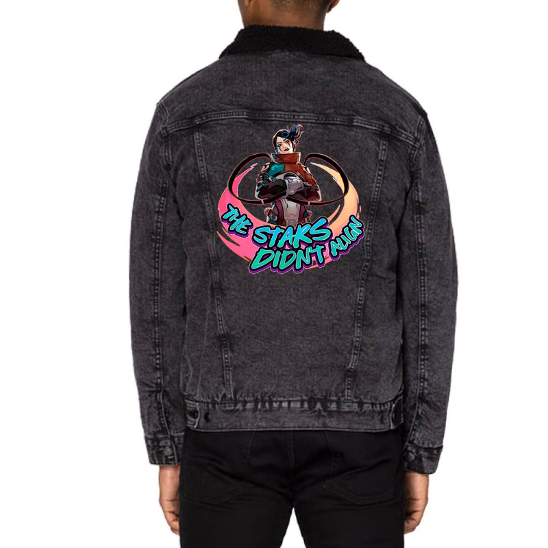 Apex Legends Holospray Catalyst The Stars Didn't Align Unisex Sherpa-Lined Denim Jacket by JemmaLyna | Artistshot