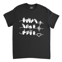 Jesus Christ Christian Faith Hope Love Asl American Sign Language Pray Classic T-shirt | Artistshot