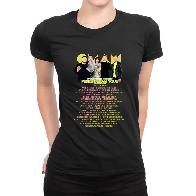 New Oman Of Monsters And Men Gordi Fever Dream Tour Back Ladies Fitted T-Shirt by okahokaliana | Artistshot