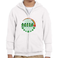 Grateful Green Youth Zipper Hoodie | Artistshot