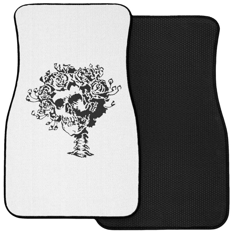 Grateful Skull Hairs Front Car Mat | Artistshot