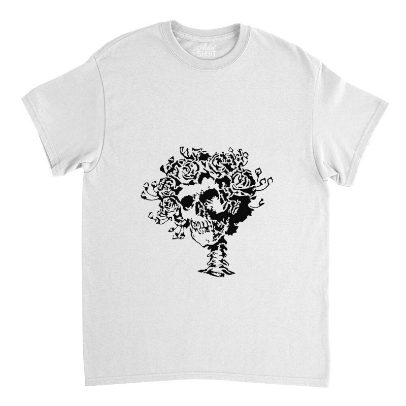 Grateful Skull Hairs Classic T-shirt | Artistshot