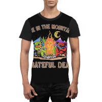 Grateful Fire In Mountains Graphic T-shirt | Artistshot