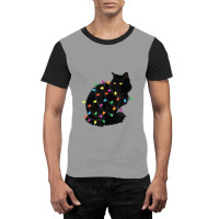 Black Cat Christmas Cat Mom Cat Dad Funny Xmas Cat Graphic T-shirt | Artistshot