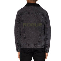 Trending Rogue - Basic Green Unisex Sherpa-lined Denim Jacket | Artistshot