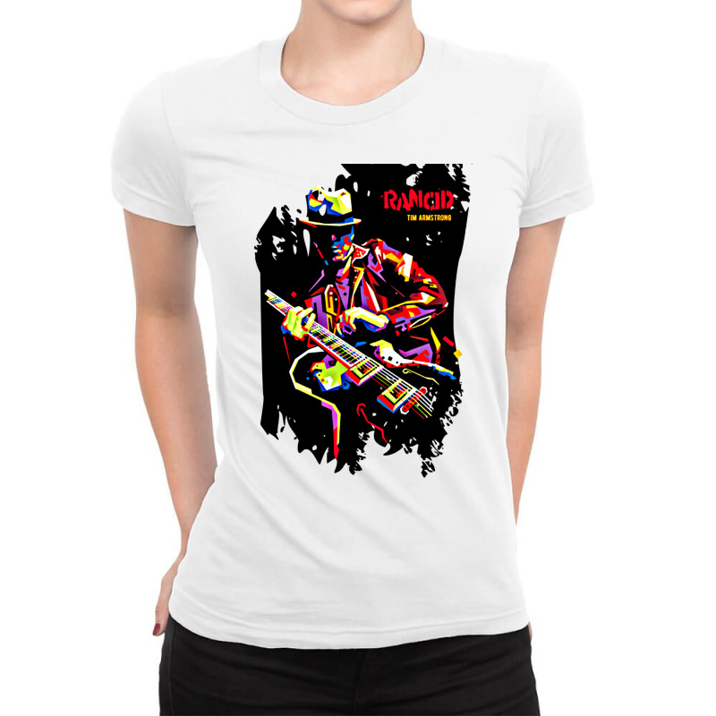 Tim Armstrong Illustration   Love Ladies Fitted T-Shirt by hanardaekarah | Artistshot