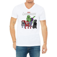 Labrador Labvengers Shirt Designer  (1) (1) V-neck Tee | Artistshot