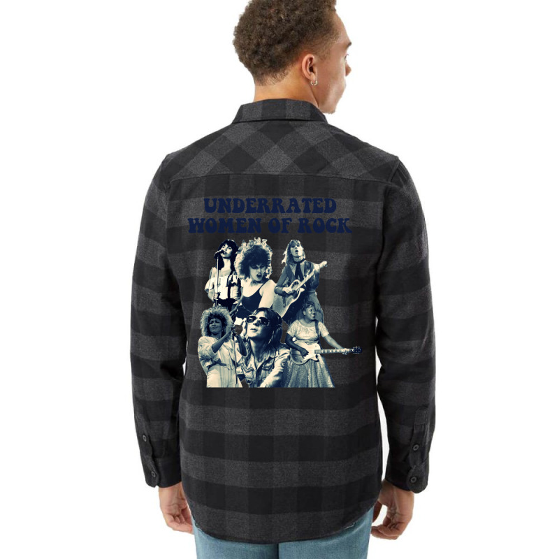 Underrated Women Of Rock Classic  Aesthetic Flannel Shirt | Artistshot