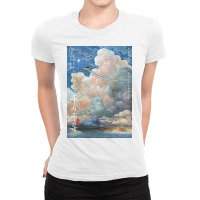 Spirited Away Poster   Studio Ghibli Ladies Fitted T-shirt | Artistshot