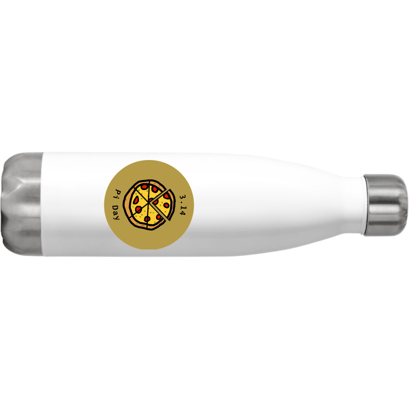 Trending 3.14 Pizza Pi Day Puns Gold Stainless Steel Water Bottle | Artistshot