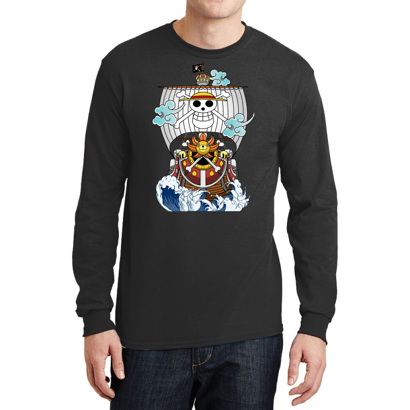 Trending One Piece Anime - Thousand Sunny Straw Hate Ship Long Sleeve Shirts by fenderbendable | Artistshot