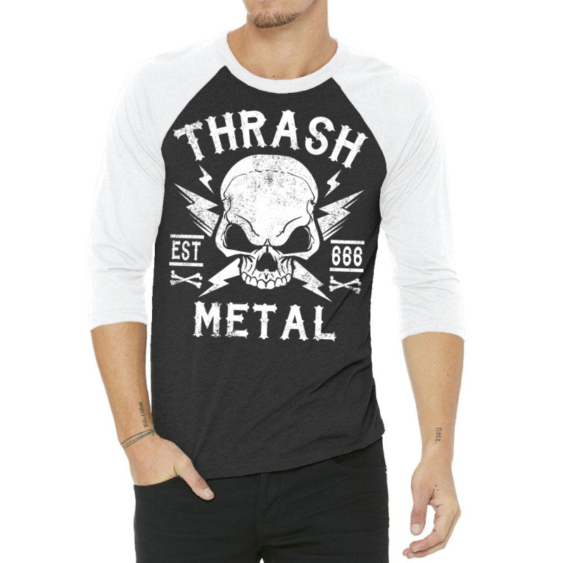 Thrash Metal   Girl 3/4 Sleeve Shirt | Artistshot