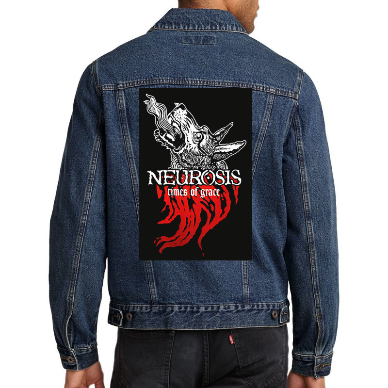 Times Of Gracelogo   Funny Men Denim Jacket | Artistshot