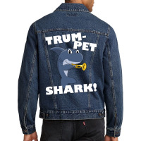 Trumpet Shark Triblend  Trending Men Denim Jacket | Artistshot