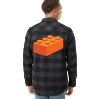 Building Blocks That Lock   Orange & Teal Flannel Shirt | Artistshot