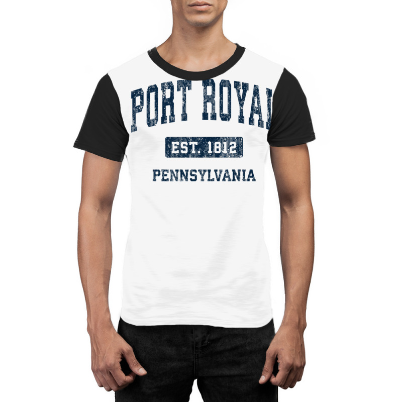 Port Royal Pennsylvania Pa Vintage Athletic Sports Design Graphic T-shirt | Artistshot