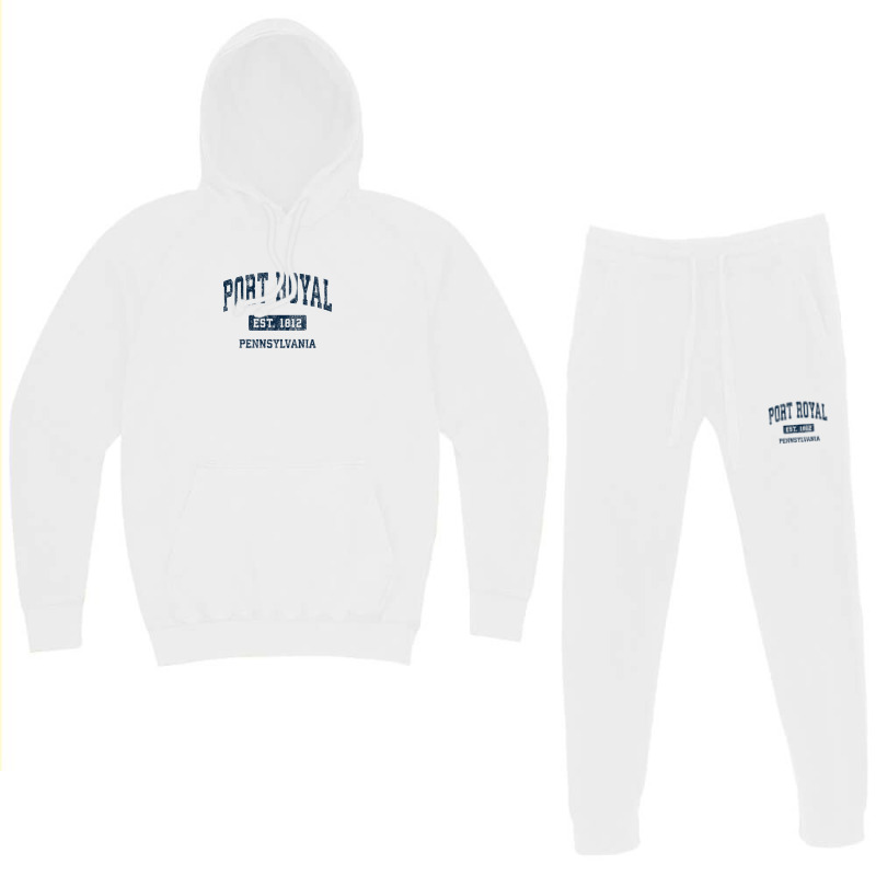 Port Royal Pennsylvania Pa Vintage Athletic Sports Design Hoodie & Jogger Set | Artistshot