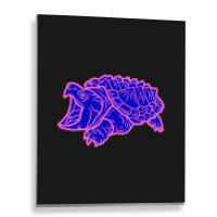 Limited Edition Alligator Snapping Turtle - Reptile - Wildlife - Cute Metal Print Vertical | Artistshot