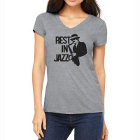 Rest In Jazz Funny Music Women's V-neck T-shirt | Artistshot