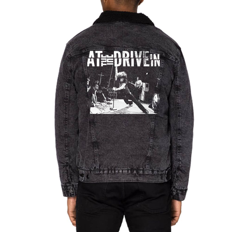 Gift For Everyone The Movies Drive In  Special Present Unisex Sherpa-Lined Denim Jacket by sheryntrenkk | Artistshot