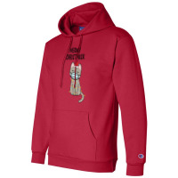 Meowy Christmask Cute Christmas Ca Champion Hoodie | Artistshot