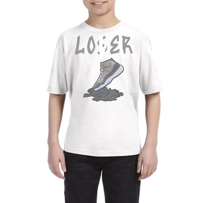 Christmas Loser Lover Shoes Dripping Matching 11 Cool Grey Youth Tee | Artistshot