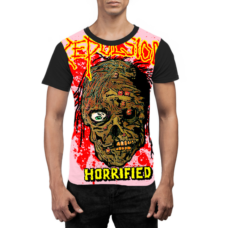 Horrified Graphic T-shirt by kapoumahesov | Artistshot