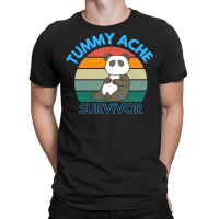 Funny Tummy Ache Survivor Stomach After Eating Quotes T-shirt | Artistshot