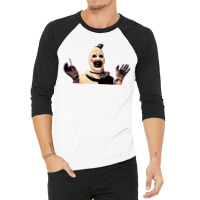 Art The Clown 3/4 Sleeve Shirt | Artistshot