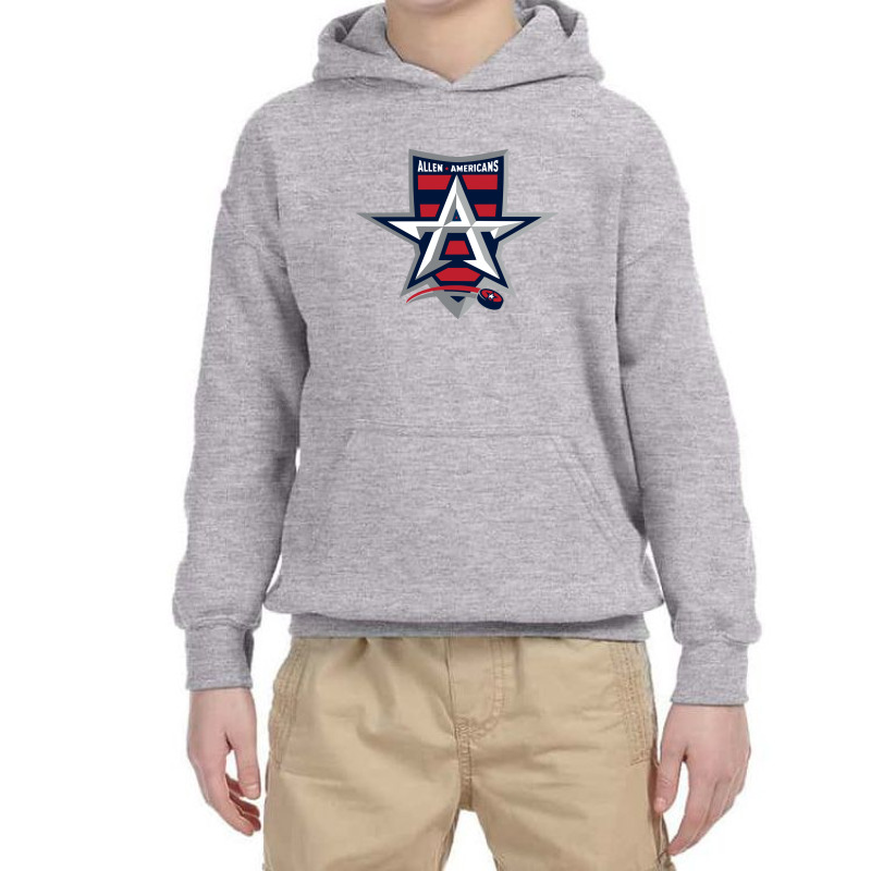 Allen Ice Hockey Youth Hoodie by bawbaww3 | Artistshot